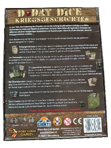 D-Day Dice War Stories Kriegsgeschichten Erweiterung Brettspiel Emmanuel Aquin 2