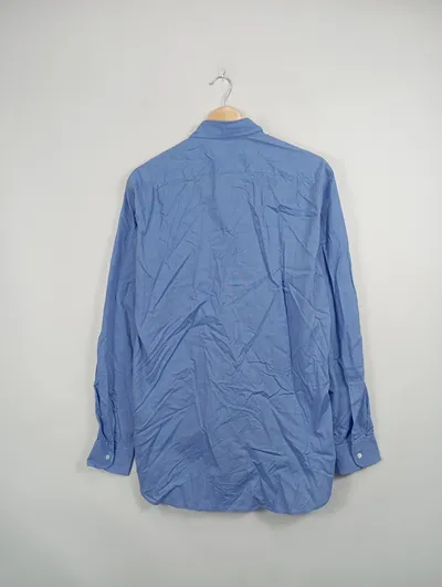 windsor. Freizeithemd Herren Blau Langarm Hemd Gr. 56 Baumwolle