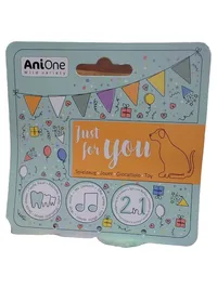 AniOne Kuscheltier Igel mit Celebrate-Herz Katzenspielzeug Mehrfarbig 22x27 cm 2