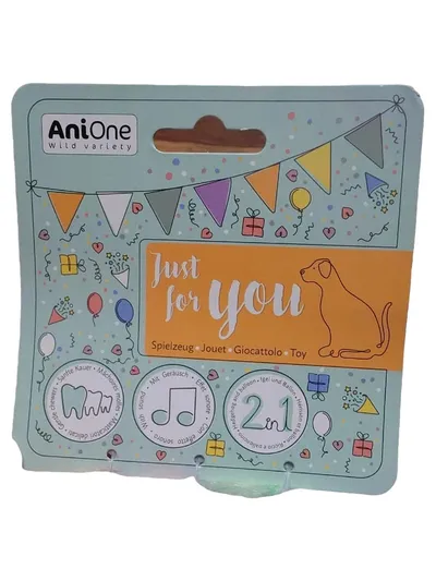 AniOne Kuscheltier Igel mit Celebrate-Herz Katzenspielzeug Mehrfarbig 22x27 cm