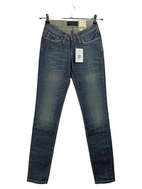 Firetrap Damen Jeans Slim Fit Gr. 36 W28 Blau Casual 1