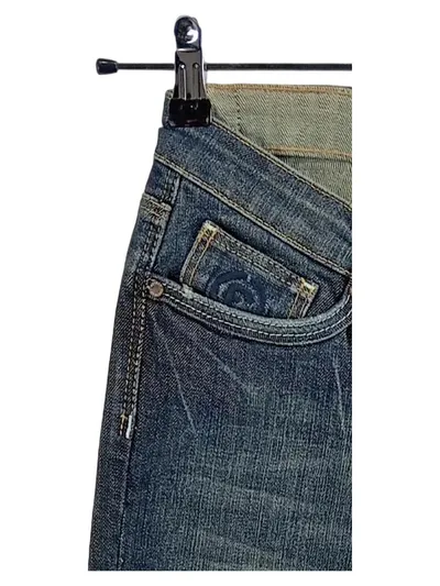 Firetrap Damen Jeans Slim Fit Gr. 36 W28 Blau Casual