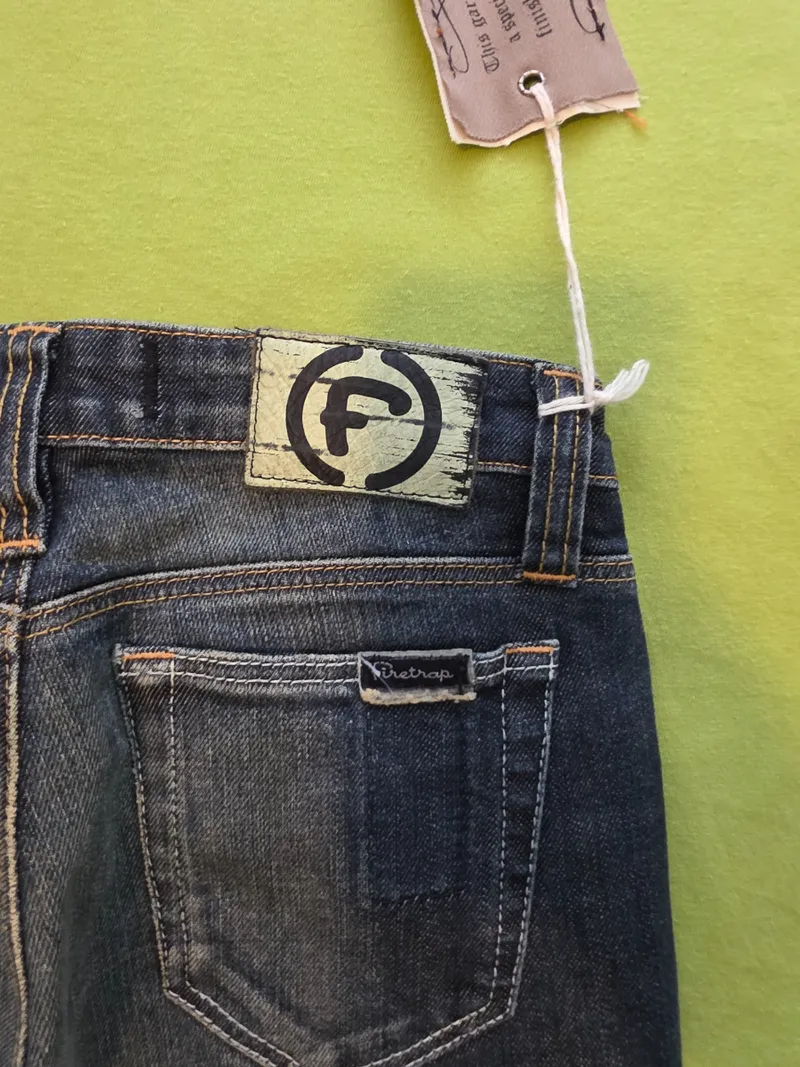 Firetrap Damen Jeans Slim Fit Gr. 36 W28 Blau Casual 4