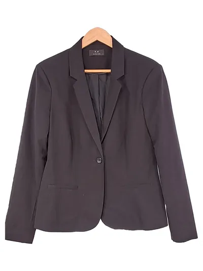 Modström Damen Blazer Schwarz Gr. 40 L Klassisch Business