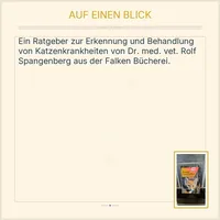 Katzenkrankheiten erkennen und behandeln Rolf Spangenberg Falken Bücherei 2