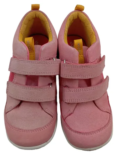 ECCO Biom Outdoorschuhe Kinder Klettverschluss Leder Rosa Gr. 26