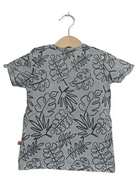 Feetje Kinder T-Shirt Gr. 80 Grau Palmenprint Kurzarm 2