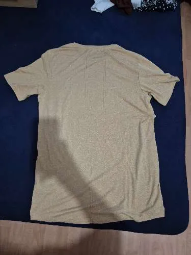 Jack & Jones Premium Herren T-Shirt Gr. M Beige Meliert Basic