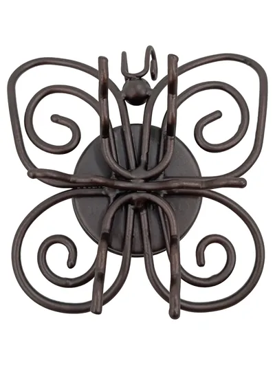 PartyLite Teelichthalter Schmetterling Metall Braun Modern