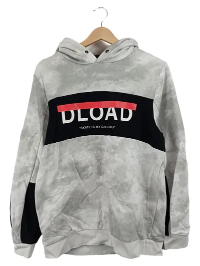 DOWNLOAD Kapuzenpullover Hoodie Herren Gr. 182 Grau Meliert Streetwear