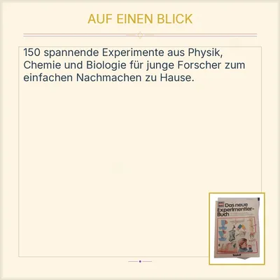 Was ist Was Das neue Experimentier-Buch Tessloff 150 Experimente Physik Chemie
