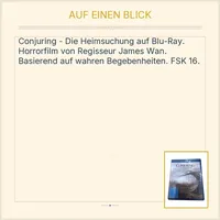 Conjuring - Die Heimsuchung Blu-Ray Horrorfilm FSK 16 James Wan 2