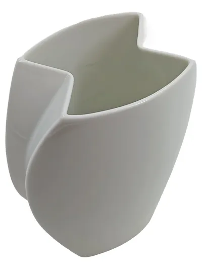 Rosenthal Vase Flux studio-linie Porzellan Weiß 16x5cm Modern