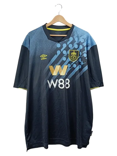 Umbro Burnley FC Fußball Trikot Herren Gr. 58 4XL Schwarz Sportlich