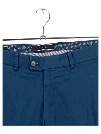 Hiltl Herren Stoffhose Chino Blau Gr. 48 W32 M Baumwolle Casual