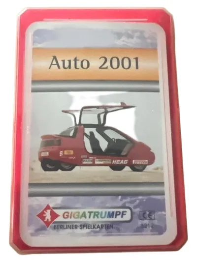 Auto 2001 Gigatrumpf Quartett Kartenspiel Berliner Spielkarten