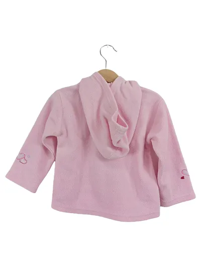 Fancy Forest Kinder Fleecepullover Rosa Gr. 86 Einhorn-Motiv Kapuze