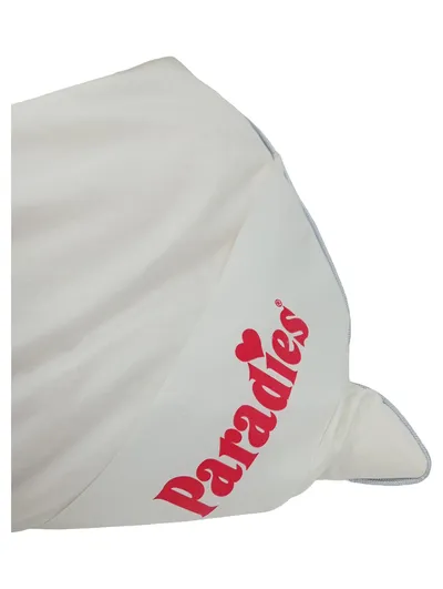 Paradies Kopfkissen Kissen Baumwolle Weiß 70x66 cm