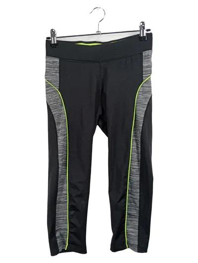 Yorker Athletics Damen Sport Leggings Schwarz Gr. 34 XS Capri
