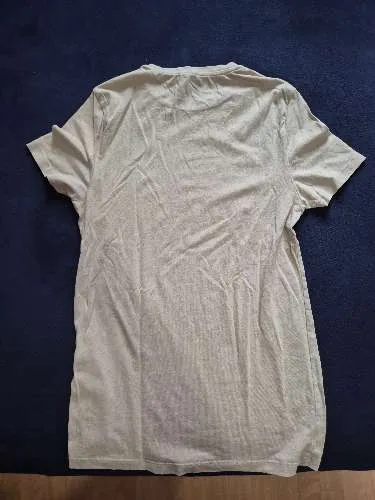 ASOS Herren T-Shirt Basic Rundhals Beige Gr. M Baumwolle