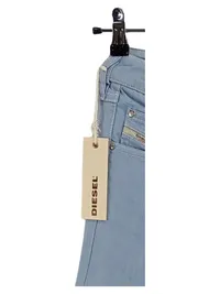 Diesel Damen Jeans Straight Leg Blau Gr. 36 Casual 4