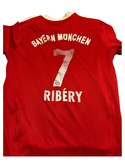Adidas FC Bayern München Trikot 2009/10 Ribéry #7 Kinder Gr. M Rot