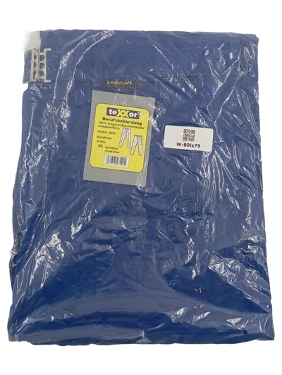 teXXor Arbeitshose Bundhose 8252 Blau Herren Gr. 56 W40 3XL Baumwolle