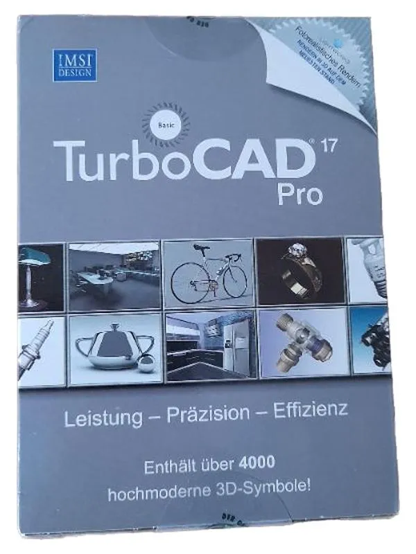 TurboCAD Pro 17 Basic IMSI Design 3D CAD Software PC 1