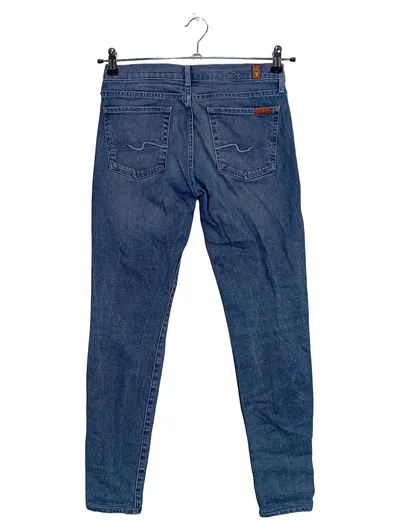 7 For All Mankind Damen Jeans Regular Fit Blau Gr. 36 W28