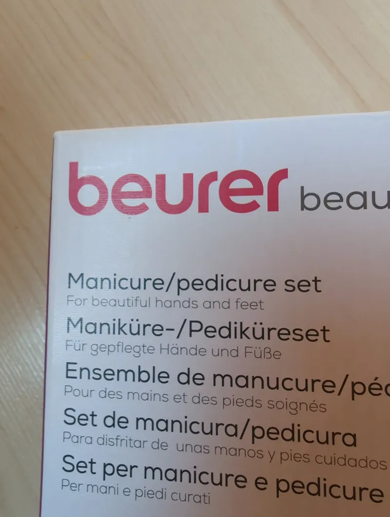 Beurer MP 42 Maniküre- und Pediküreset Nagelpflege Gerät Weiß 4