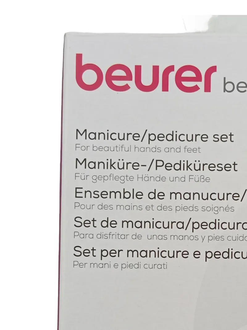 Beurer MP 42 Maniküre- und Pediküreset Nagelpflege Gerät Weiß 7