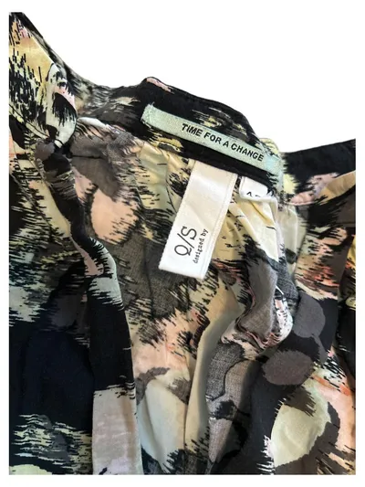 Q/S designed by Damen Bluse Gr. 42 Mehrfarbig Blumenmuster Ärmellos