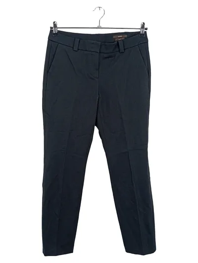 windsor. Damen Stoffhose Slim Fit Blau Gr. 38 Business Baumwolle
