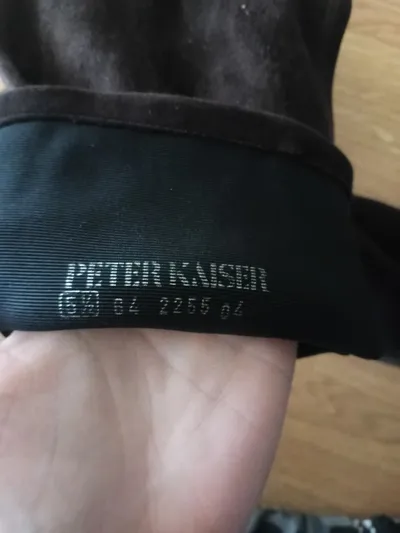 Peter Kaiser Damen Stiefel Braun Nubuk Leder Gr. 38,5 Klassisch