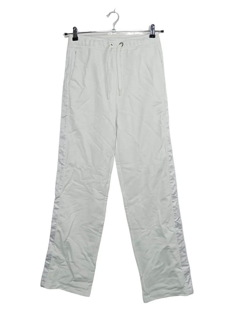 Emporio Armani Damen Jogginghose Weiß Gr. 38 M Seitenstreifen 1