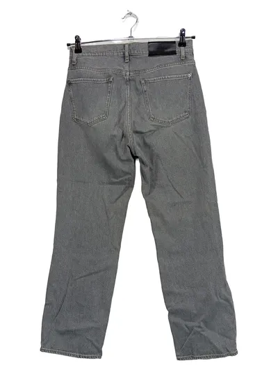 7 For All Mankind Damen Jeans Straight Leg High Waist Grau Gr. 40 W31
