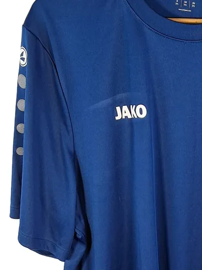 JAKO Sport Shirt Herren T-Shirt Kurzarm Trainingsshirt Blau Gr. 56 3XL