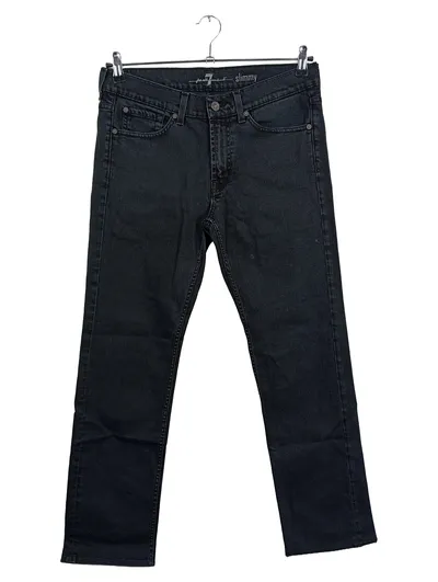 7 For All Mankind Slimmy Jeans Hose Herren W32 L28 Dunkelblau Casual