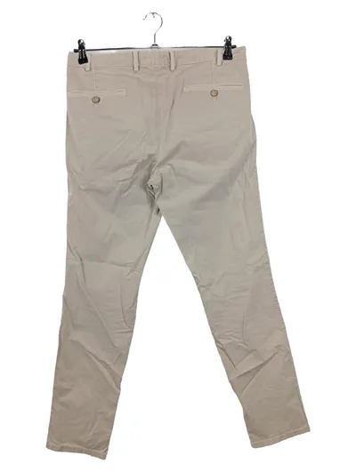 Hiltl Herren Chino Stoffhose Beige Klassisch Gr. 48