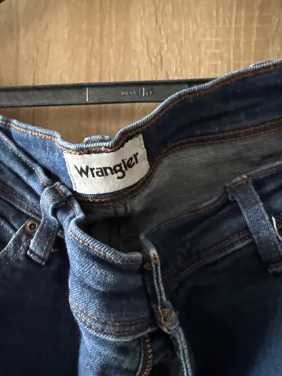 Wrangler Herren Jeans Straight Leg Blau W38 L32 Casual