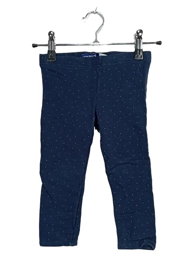 Okaïdi Leggings Mädchen Gr. 104 Blau Gepunktet Glitzer