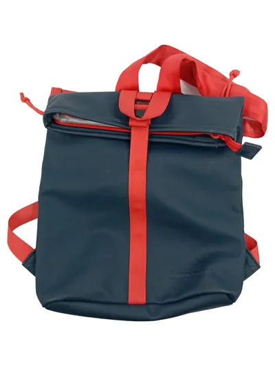 Rebels Roll-Top Rucksack Damen Blau Polyurethan Casual
