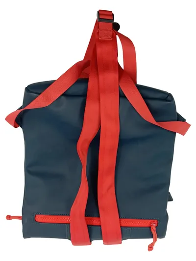 Rebels Roll-Top Rucksack Damen Blau Polyurethan Casual