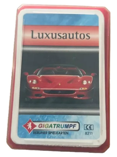 Berliner Spielkarten Gigatrumpf Quartett Luxusautos Kartenspiel Auto