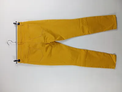 BRAX Damen Stoffhose Casual Gelb Gr. 38 W29, L29