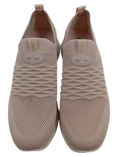 Venice Sneaker low Damen Rosa Gr. 40 Sportlich Slip-On Textil