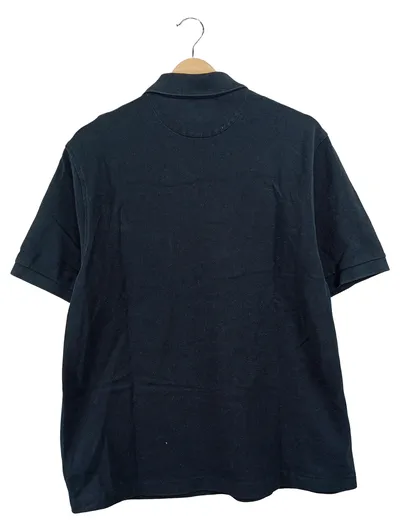 Charles Tyrwhitt Herren Poloshirt Schwarz Gr. 50, L Baumwolle Klassisch