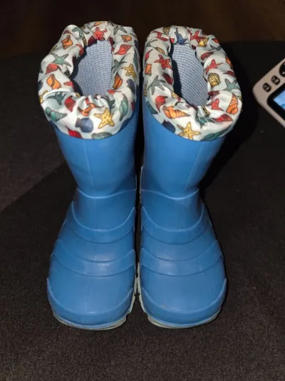CeLaVi Kinder Gummistiefel Thermo Elefant Blau Gr. 22 Regenstiefel