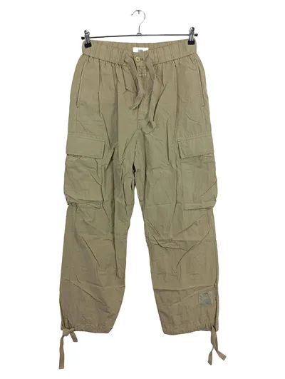 Closed Damen Cargohose Beige Gr. 31 W31 L Casual Baumwolle Gummibund