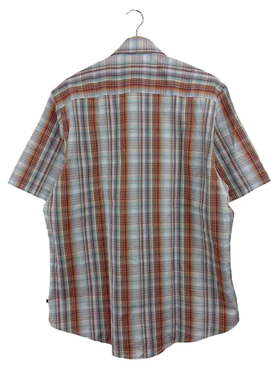 Centerline Freizeithemd Herren Kurzarm Hemd Kariert Mehrfarbig Gr. 41 L